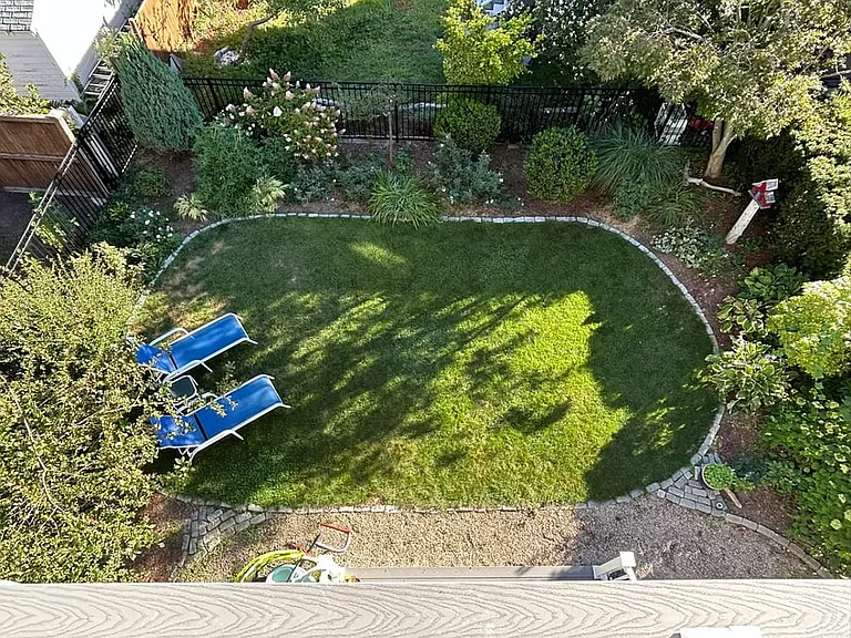 One of the nicest garden backyards in Roslindale.