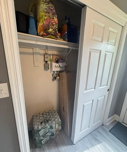 pantry closet dinning room area