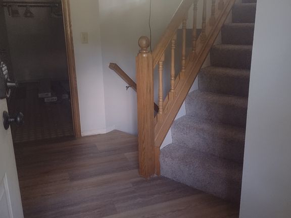 Welcome home! The main door leads to a large entry closet, perfect for storing coats and shoes.