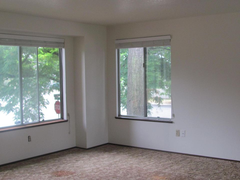 Living room with large windows.