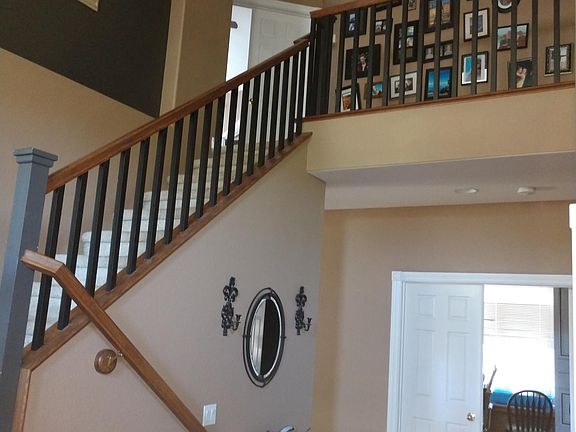 staircase with cutouts