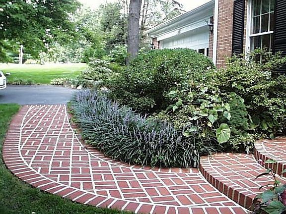brick walkway