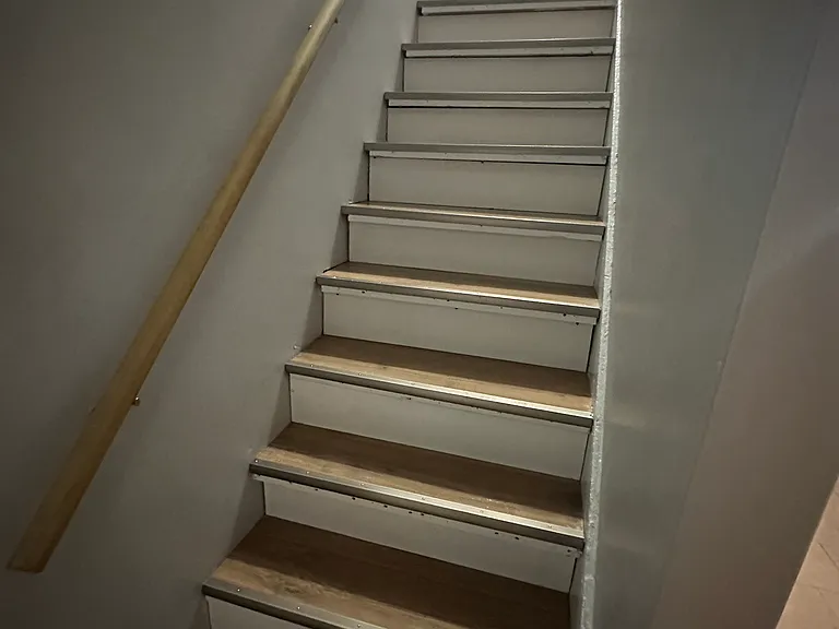 Stairs leading to second floor