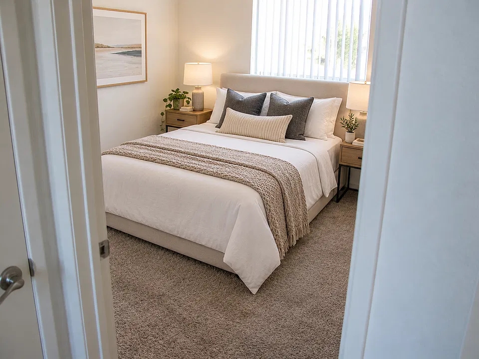 staged bedroom