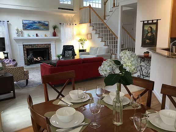 Breakfast or dining overlooking the living room area