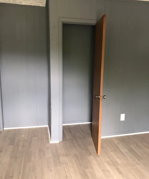 Bedroom 3 with closet, window with view