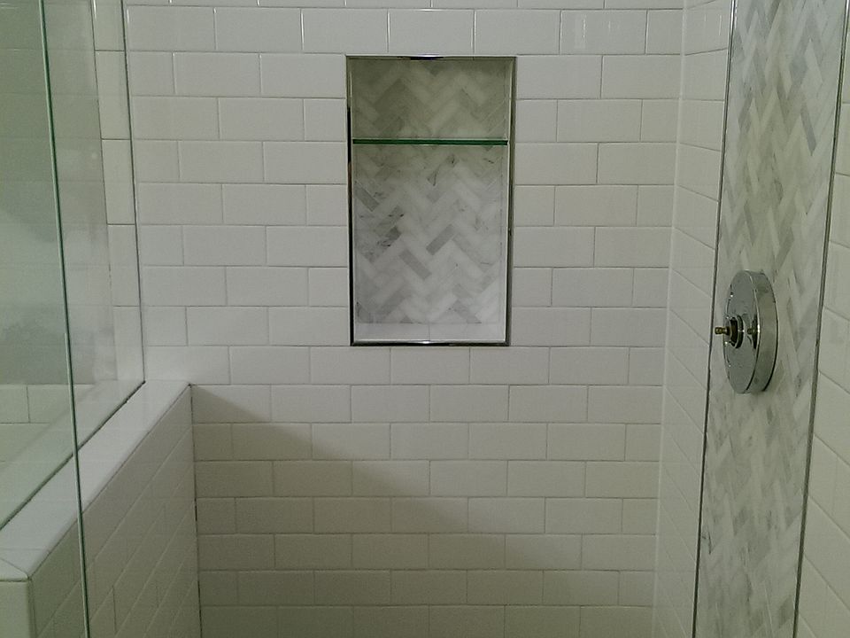 Master shower