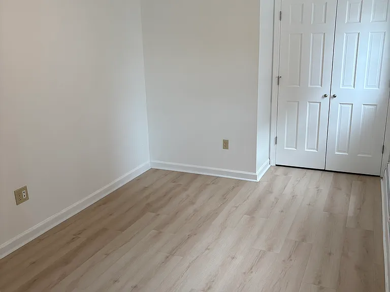 Bedroom with large closet