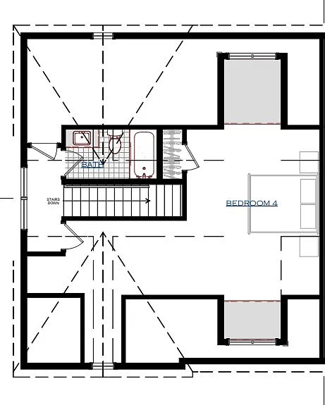 Floor Plans 3rd Floor Left Side Unit