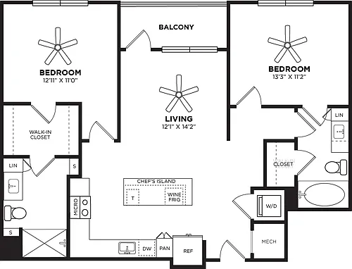 Floor plan 2H1