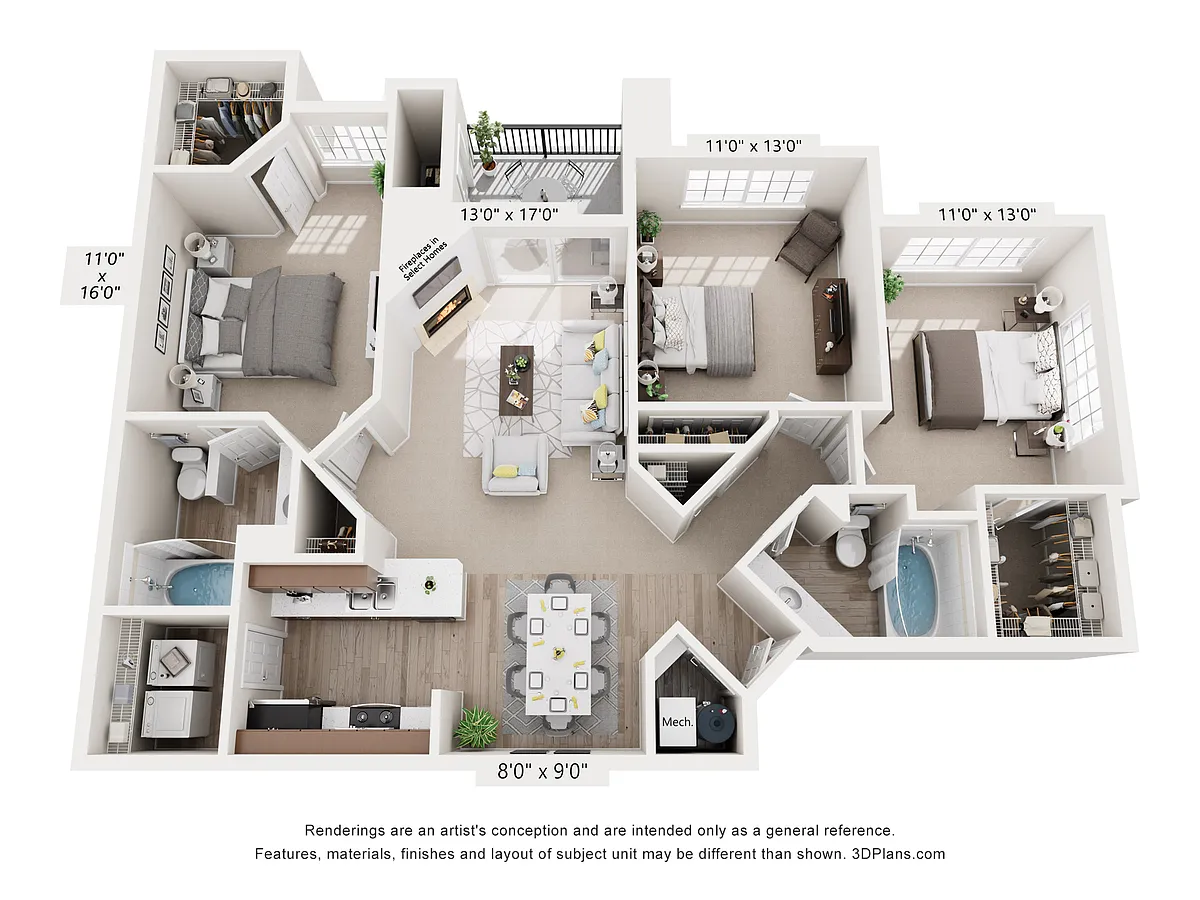 Floor plan Grizzly Bear