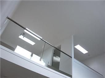 Lovely glass railing