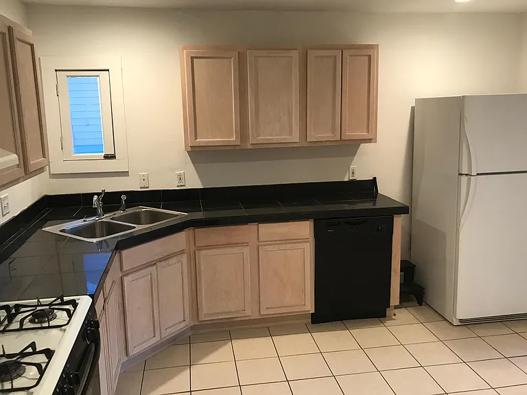 View of kitchen from hallway