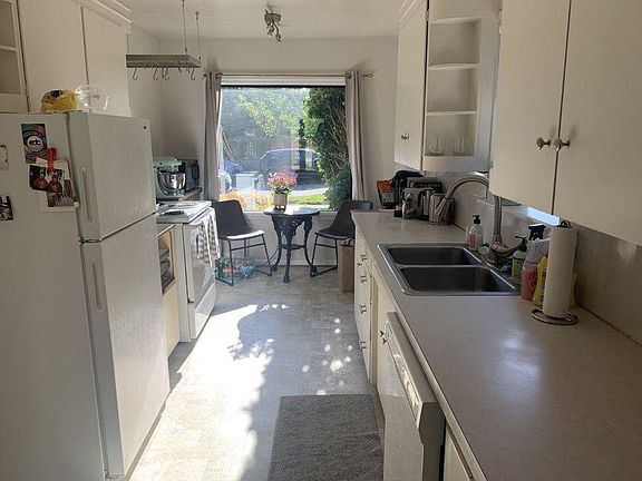 kitchen with current tenant's furnishings