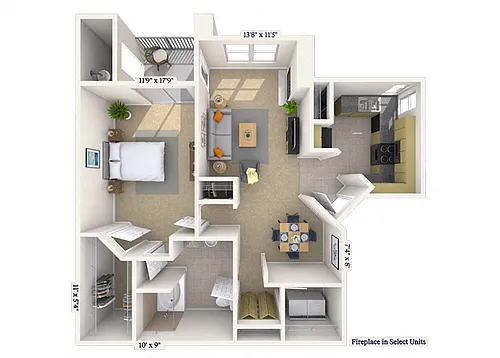 Floor plan 11B