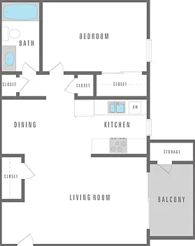 1 Bed 1 Bath 680 sqft 1 Bed 1 Bath 680 sqft