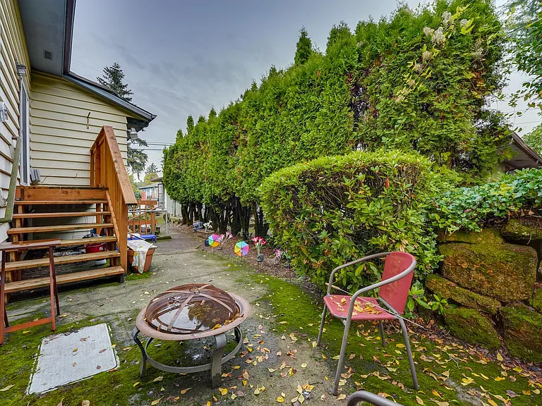 Back patio "shared"