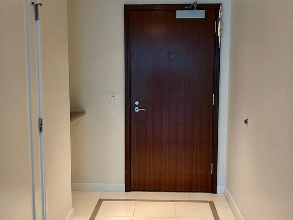 entry with stone tile