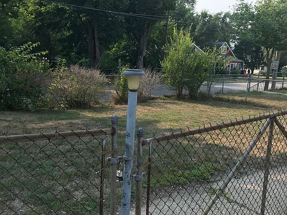 Fenced in backyard 