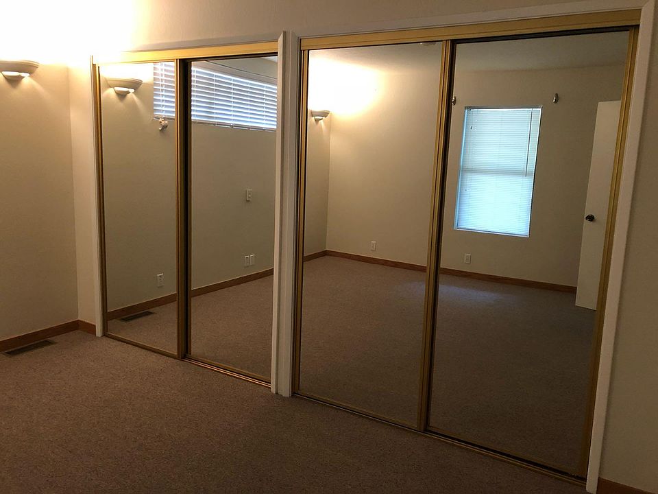 Bedroom with two large closets 