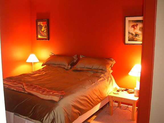 Master Bedroom with Custom Paint