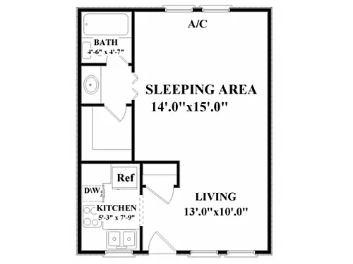 Floor plan STUDIO