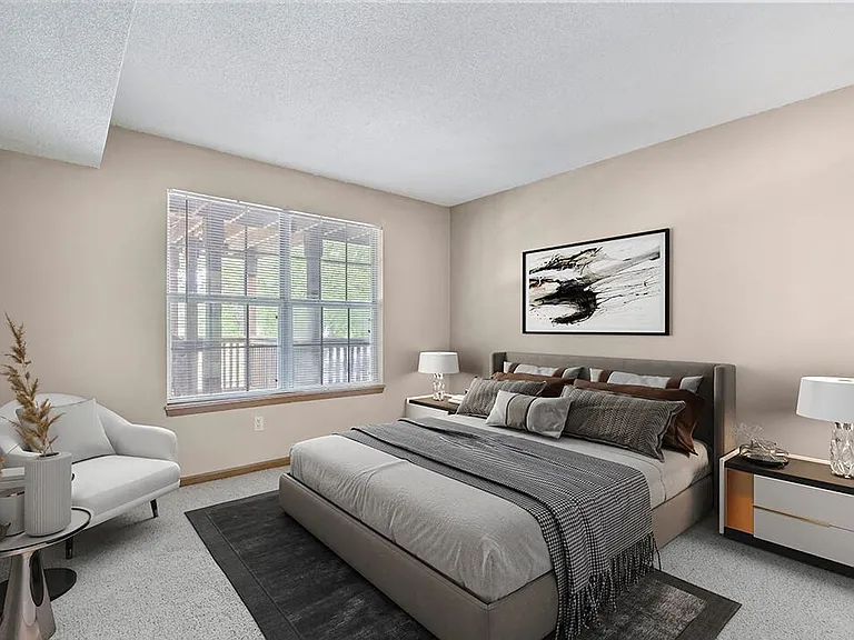 Primary Bedroom with Big Windows