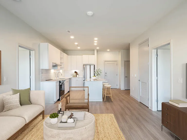 Living Room with Hard Surface Flooring