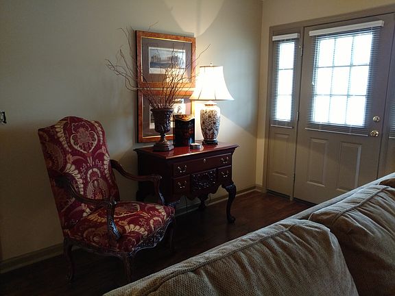Front entry into living room