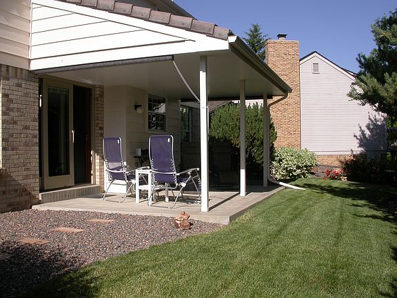 Private backyard