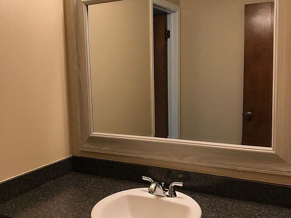 Hall bath vanity