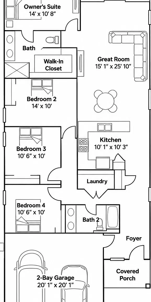 4 bed, 1630 sqft, $1,750 — Photo 1