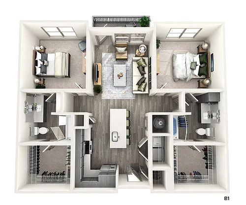 Floor plan B1