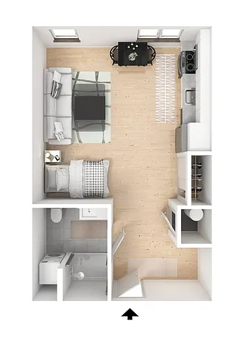 Floor plan Studio-A7