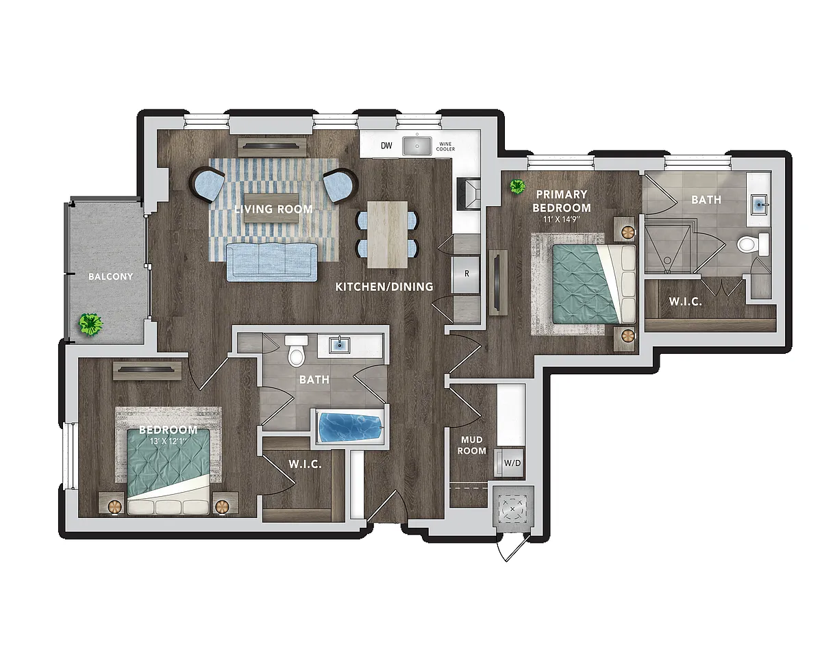Floor plan B8