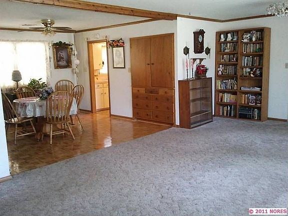 Living is open to dining