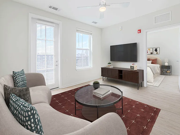 Living Room with Hard Surface Flooring