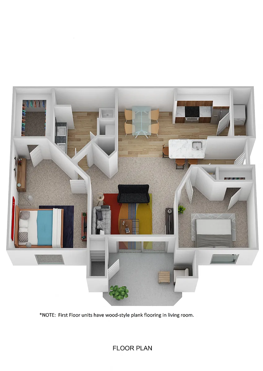 Floor plan B1A