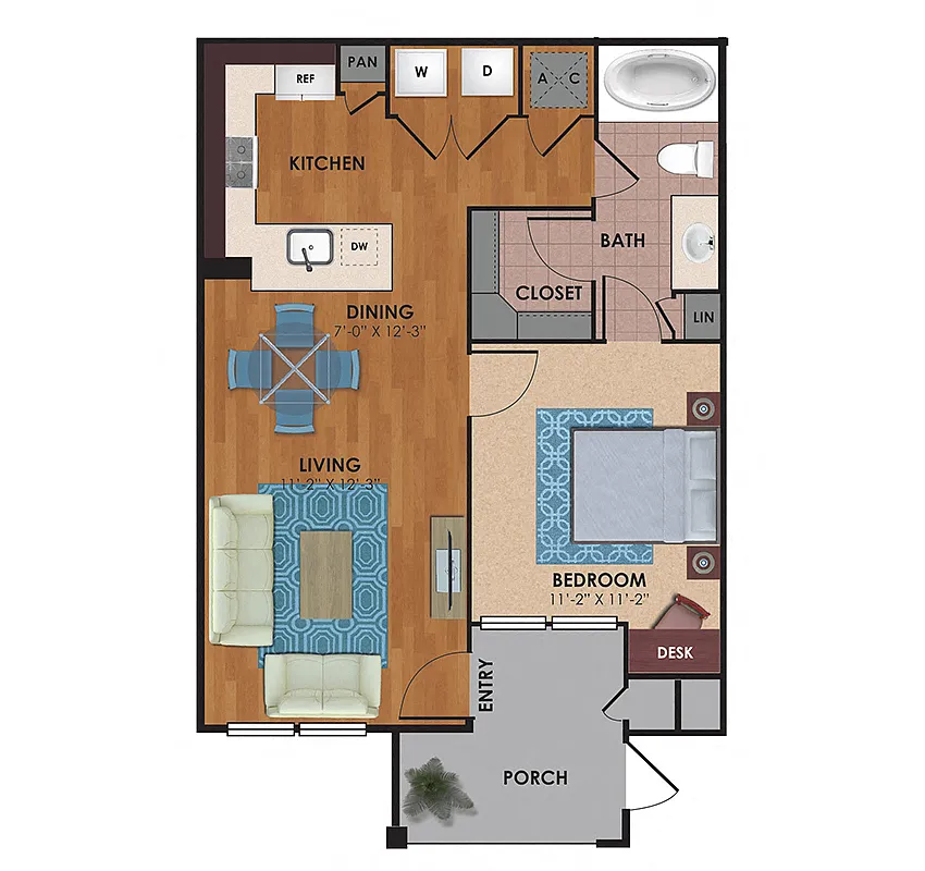 Floor plan Brazos