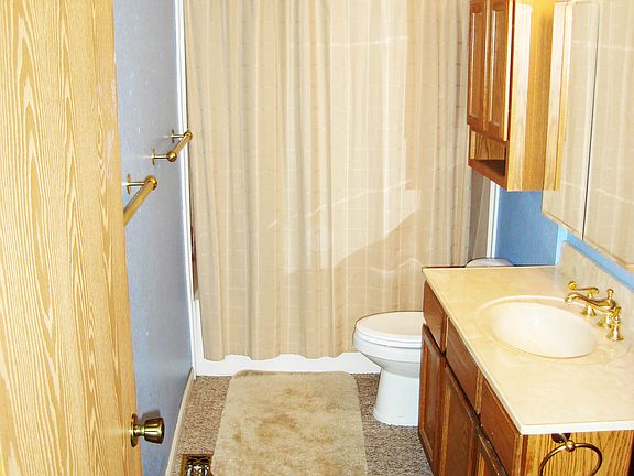 Bath with double entry.