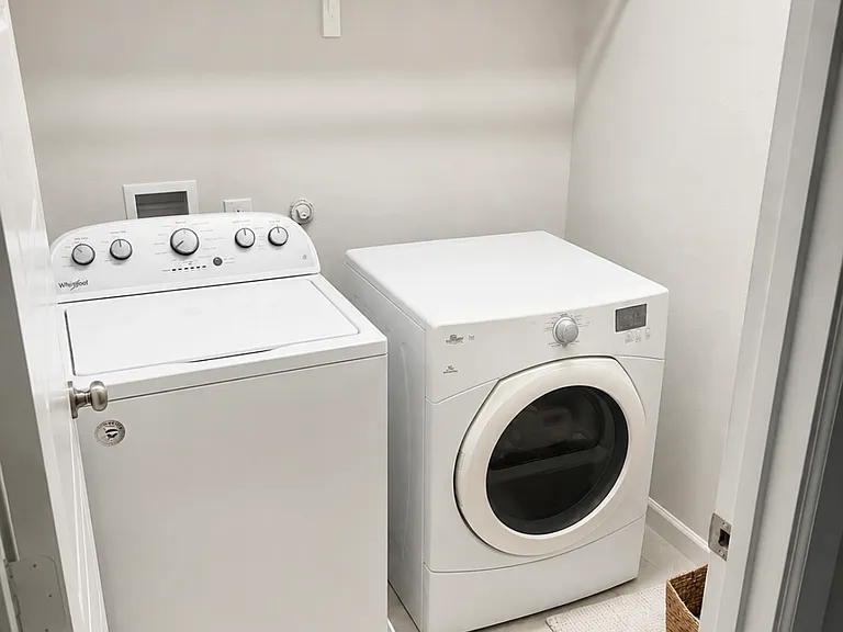 laundry room (washer + dryer included with rental)