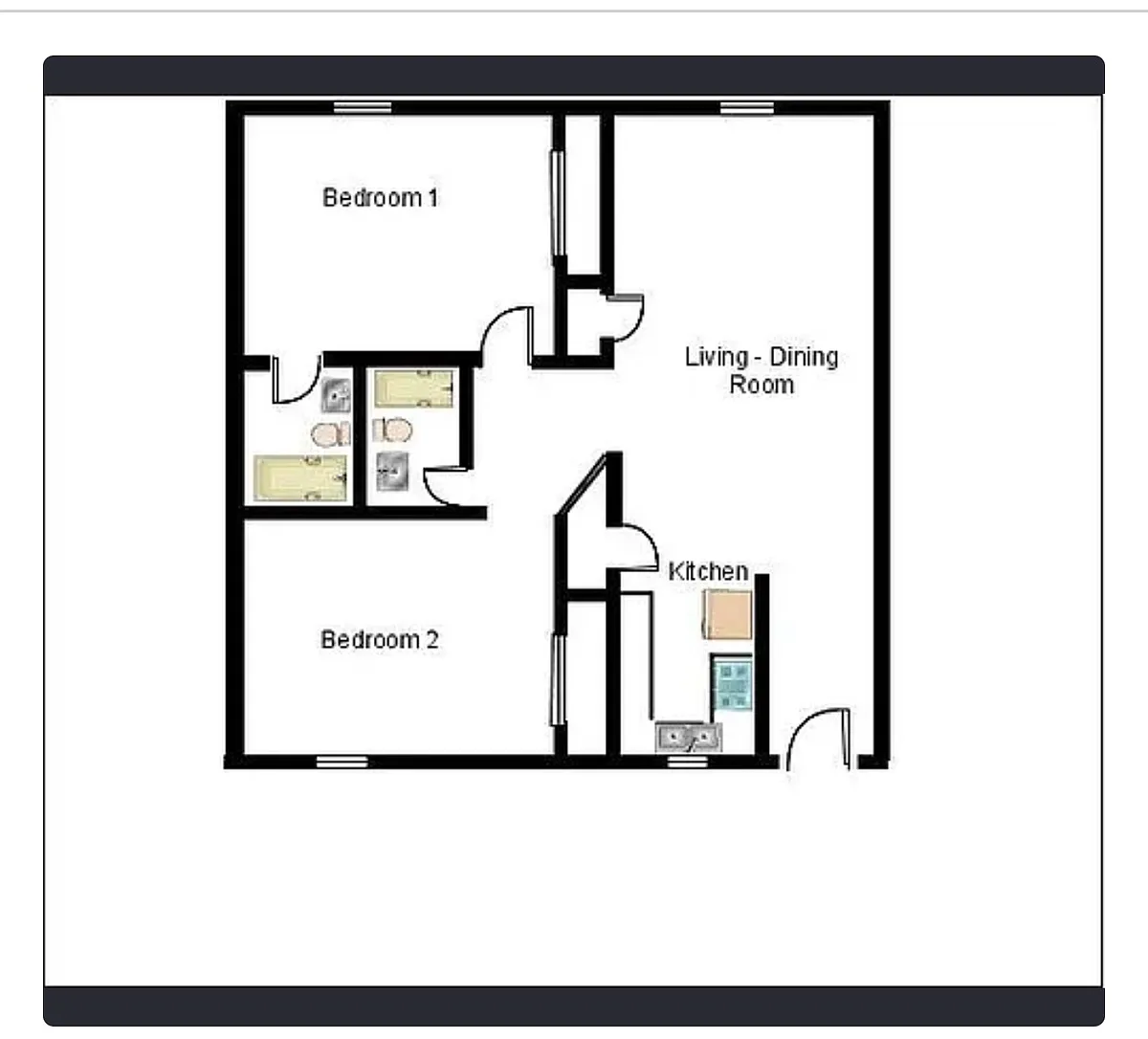 Floor plan The Beach Model