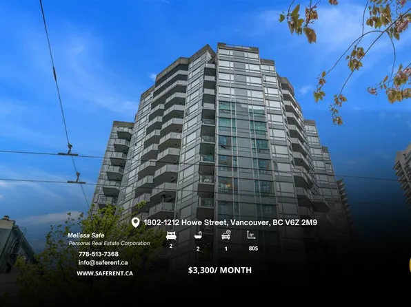 1212 Howe St #1802, Vancouver, BC V6Z 2M9