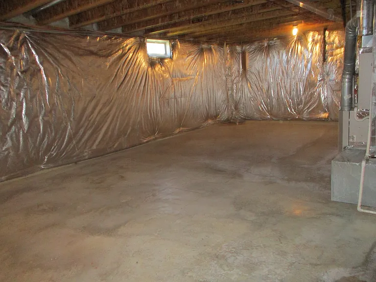 Reverse View of Unfinished Portion of Lower Level