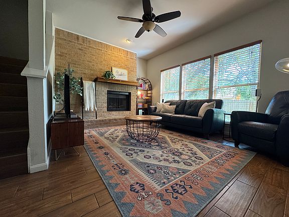 Living area. There is also a dining area not photographed.