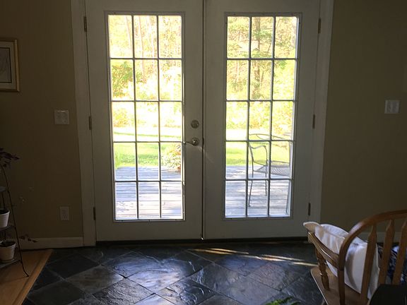 French Doors Leading to Back Deck