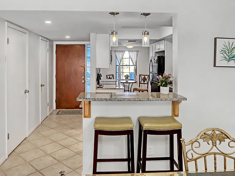Transition to large dining area