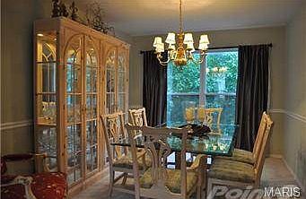 Dining Room: Over looks water feature and back lawn