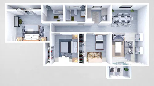 Floor plan Evangeline Floor Plan