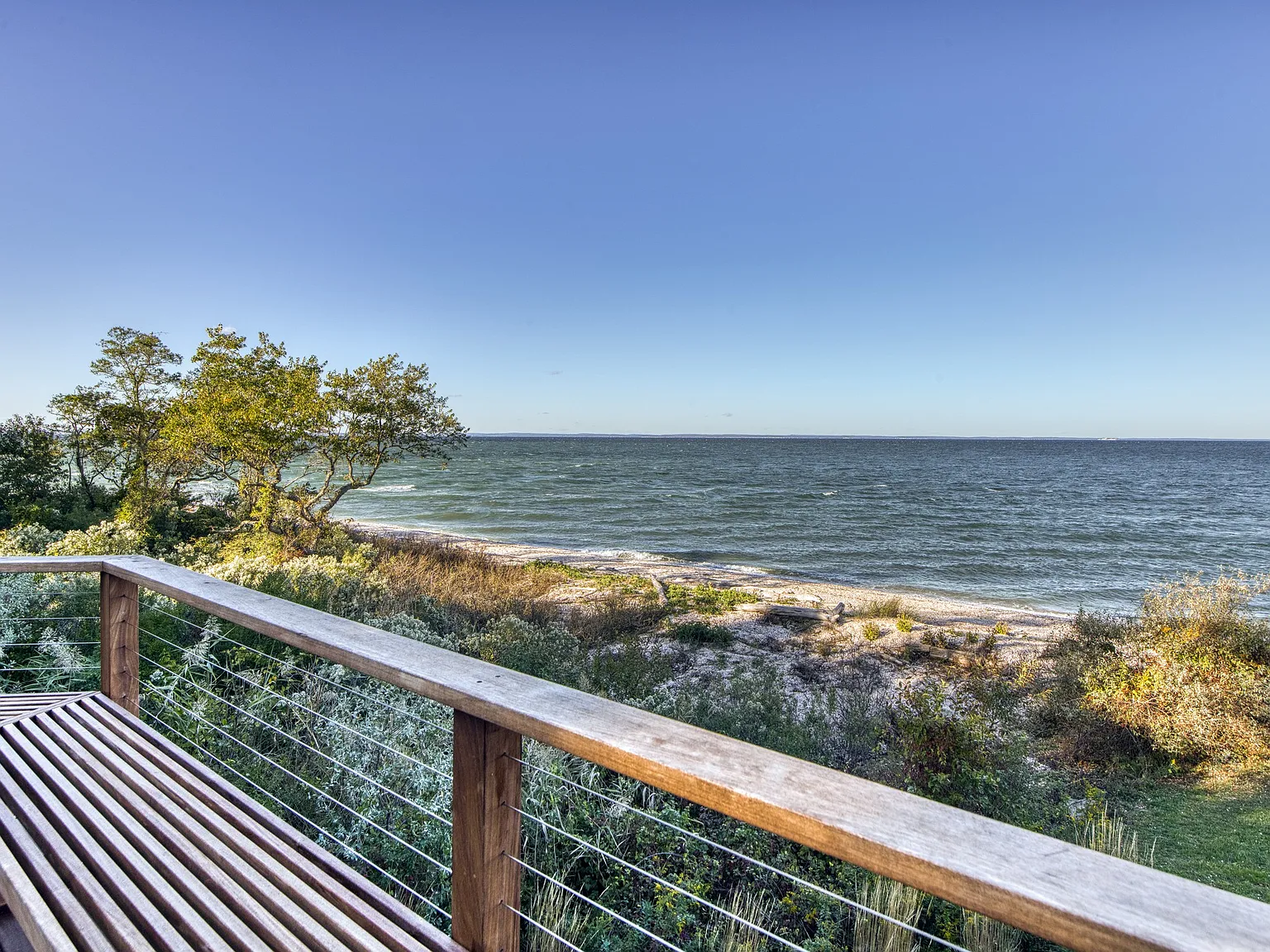 Sound Front Contemporary Octagonal Home with Private Beach — Photo 3